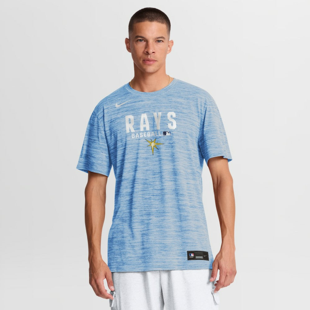 Tampa Bay Rays Nike Authentic Collection Velocity Dri-FIT T-Shirt - Light Blue T-shirts