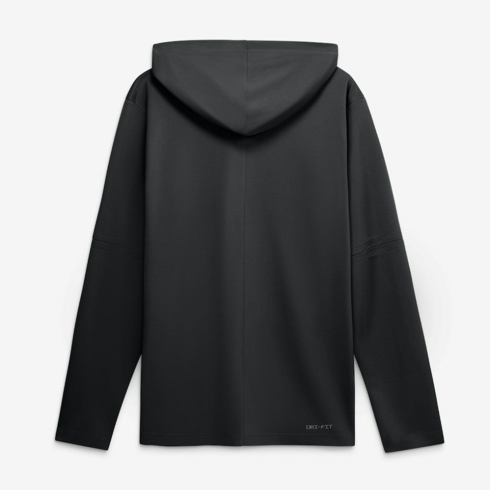 Los Angeles Dodgers Nike Authentic Collection Dri-FIT Long Sleeve Hooded T-Shirt - Black T-shirts