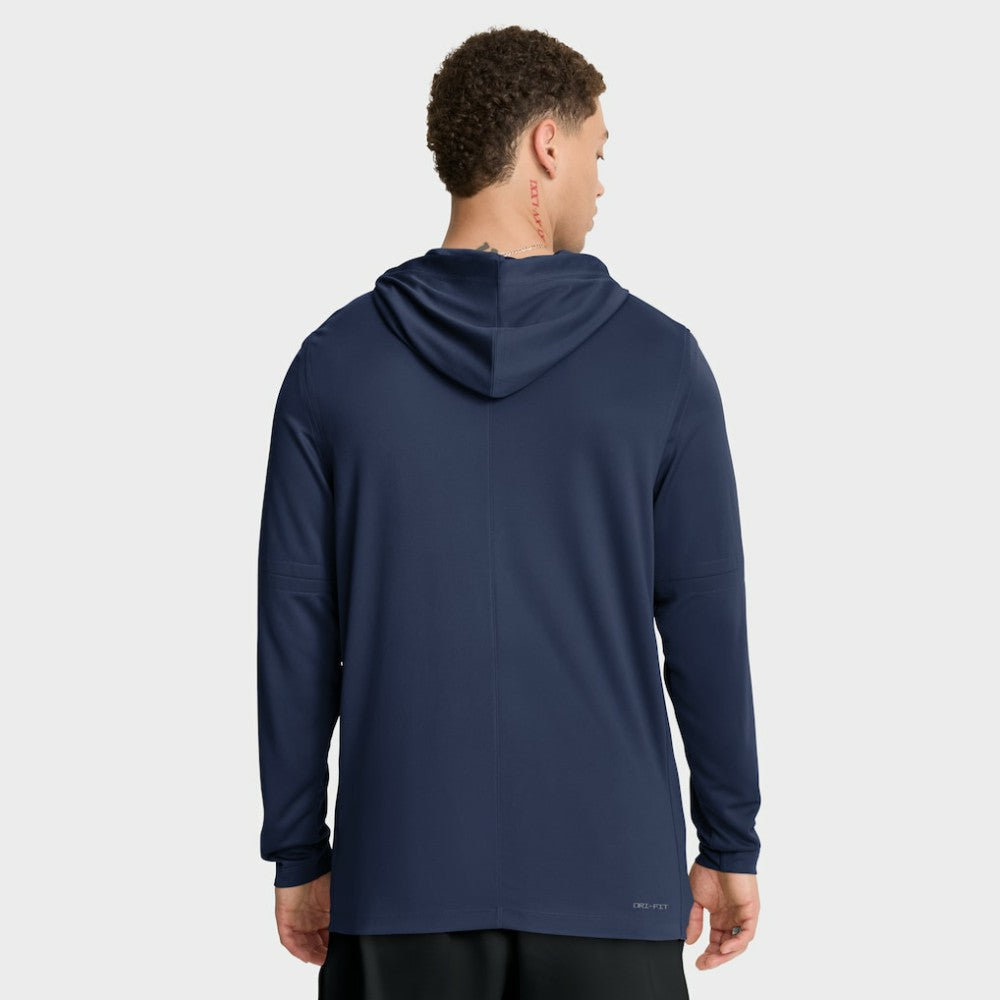 Houston Astros Nike Authentic Collection Dri-FIT Long Sleeve Hooded T-Shirt - Navy T-shirts