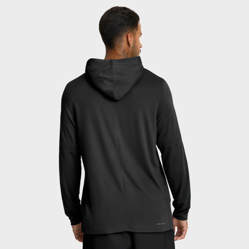 Colorado Rockies Nike Authentic Collection Dri-FIT Long Sleeve Hooded T-Shirt - Black T-shirts