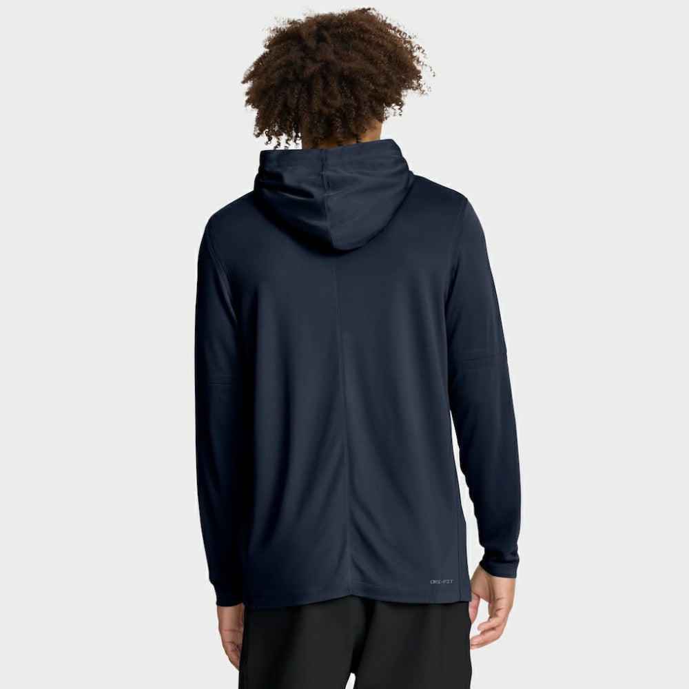 Atlanta Braves Nike Authentic Collection Dri-FIT Long Sleeve Hooded T-Shirt - Navy T-shirts
