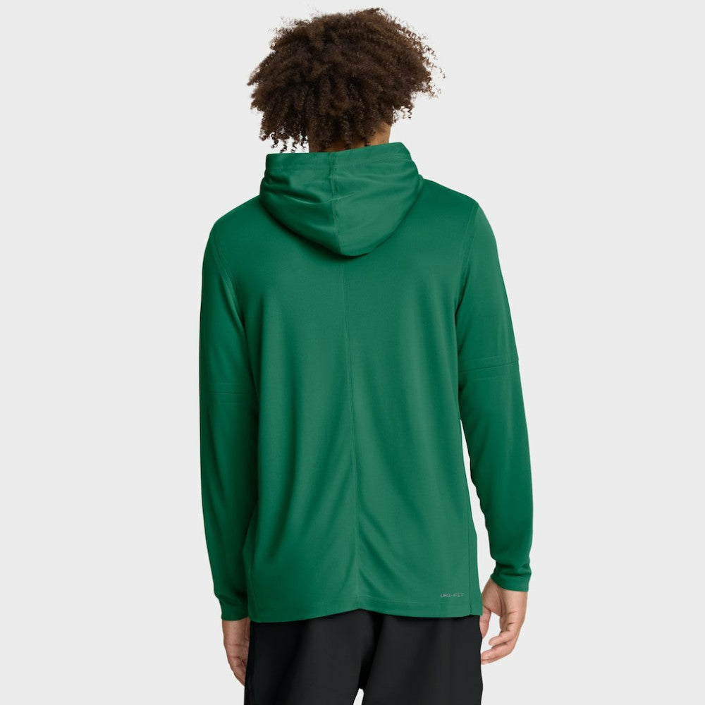 Athletics Nike Authentic Collection Dri-FIT Long Sleeve Hooded T-Shirt - Kelly Green T-shirts