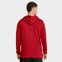 Washington Nationals Nike Authentic Collection Dri-FIT Long Sleeve Hooded T-Shirt - Red T-shirts