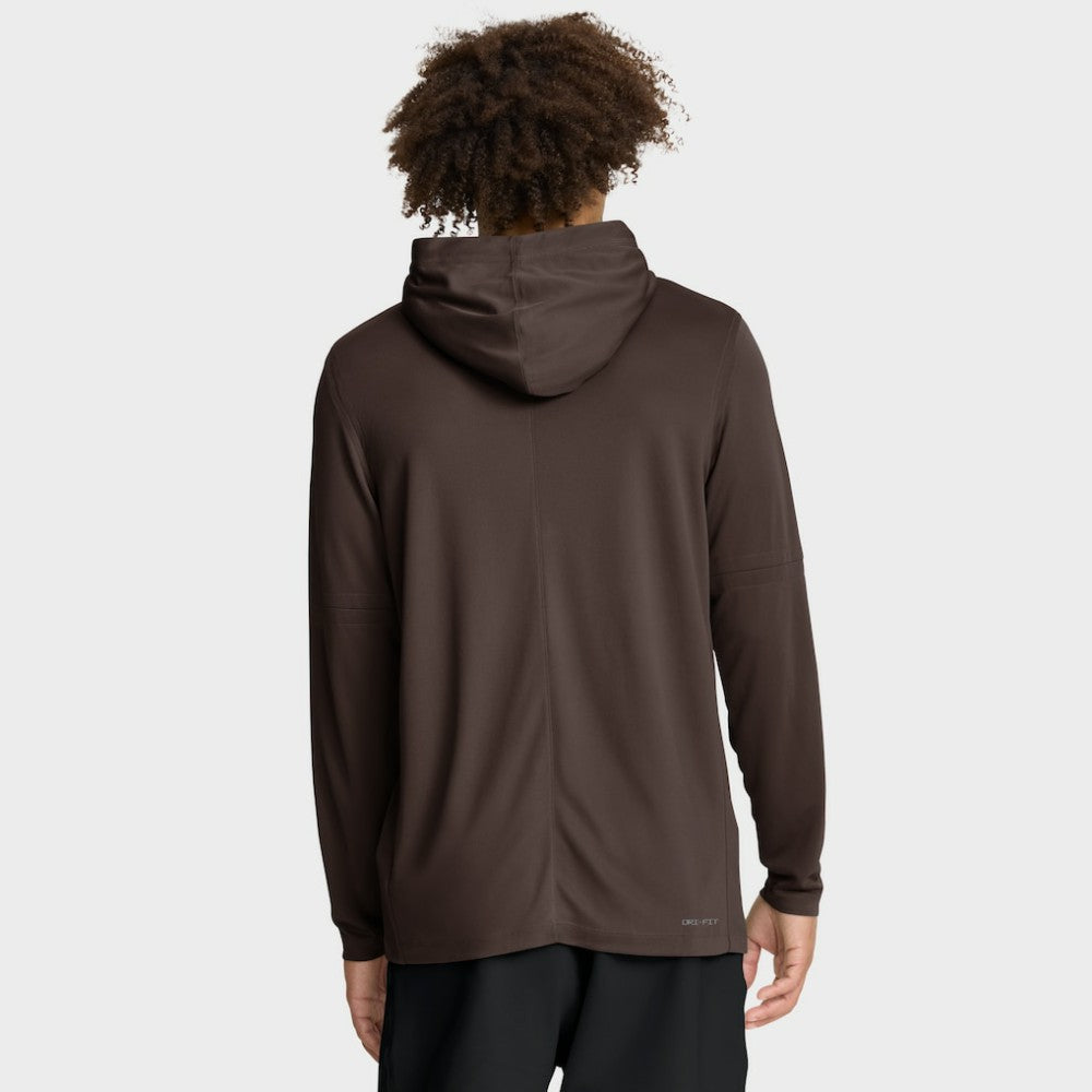 San Diego Padres Nike Authentic Collection Dri-FIT Long Sleeve Hooded T-Shirt - Brown T-shirts