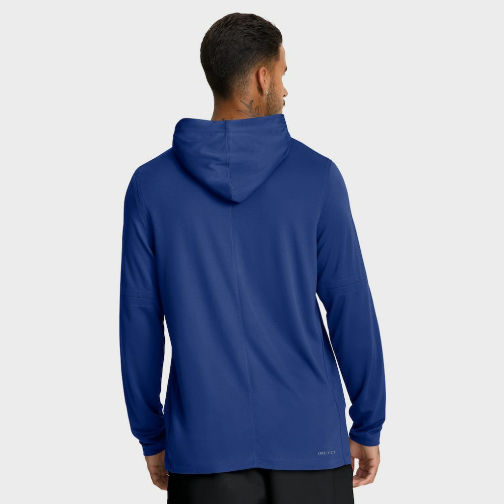 New York Mets Nike Authentic Collection Dri-FIT Long Sleeve Hooded T-Shirt - Royal T-shirts