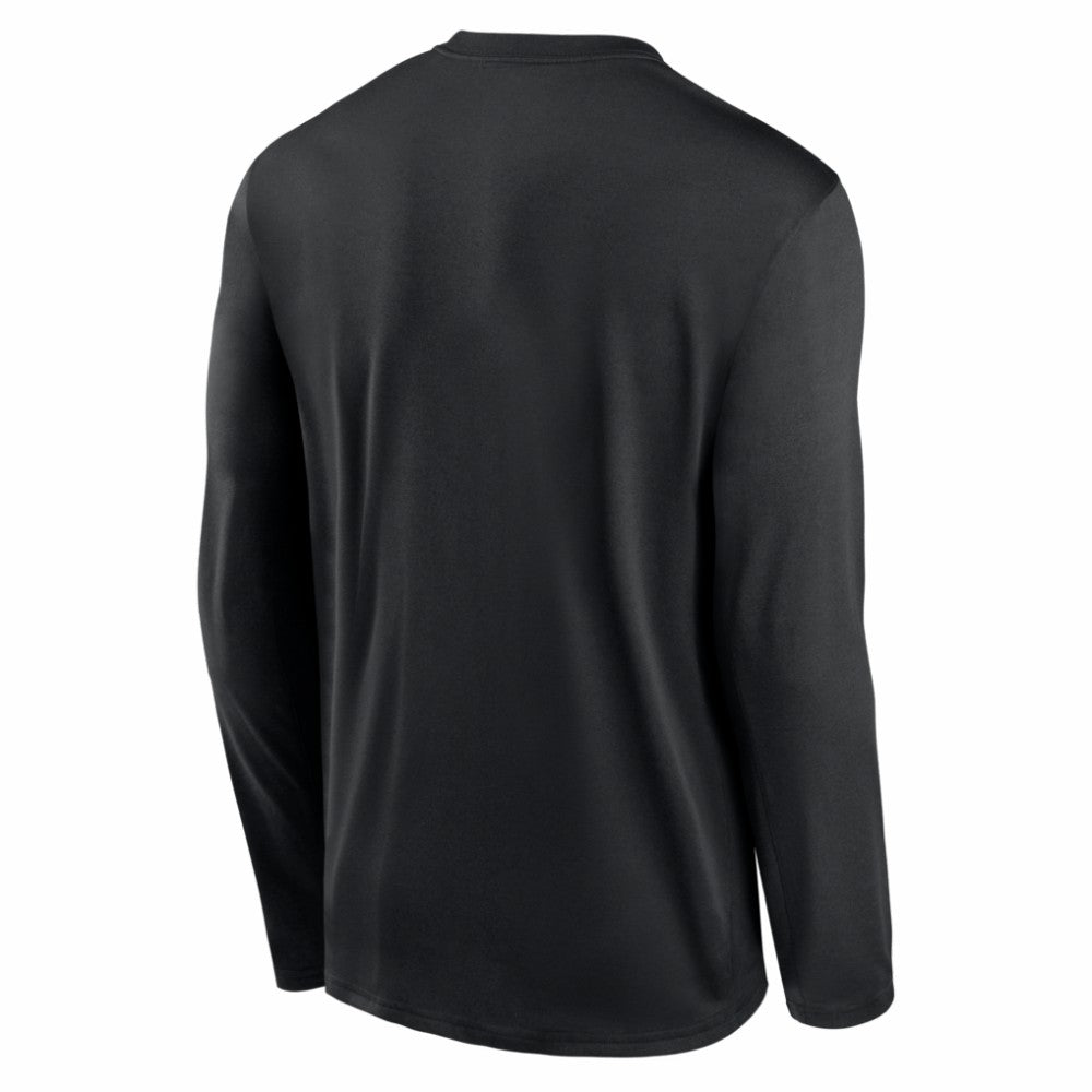 Los Angeles Dodgers Nike Authentic Collection Legend Dri-FIT Long Sleeve T-Shirt - Black T-shirts