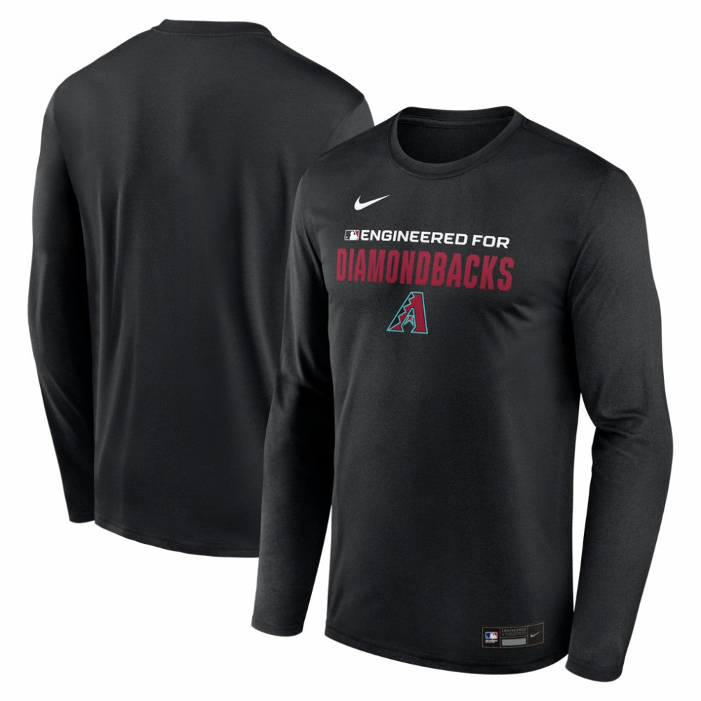 Arizona Diamondbacks Nike Authentic Collection Legend Dri-FIT Long Sleeve T-Shirt - Black T-shirts