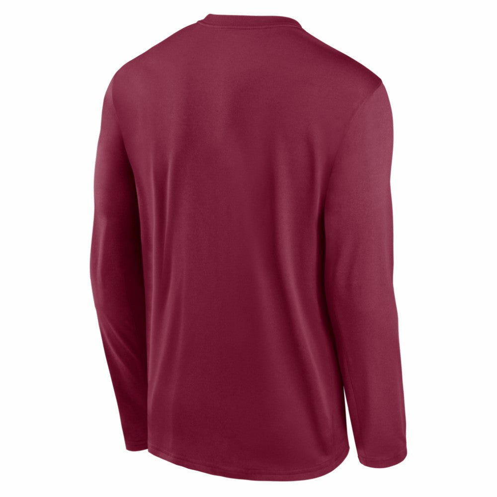 Philadelphia Phillies Nike Authentic Collection Legend Dri-FIT Long Sleeve T-Shirt - Burgundy T-shirts