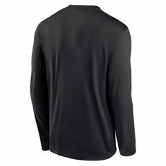 Miami Marlins Nike Authentic Collection Legend Dri-FIT Long Sleeve T-Shirt - Black T-shirts
