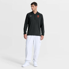 San Francisco Giants Nike Authentic Collection Dri-FIT Raglan Half-Zip Pullover - Black Pullover