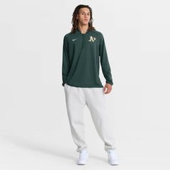 Athletics Nike Authentic Collection Dri-FIT Raglan Half-Zip Pullover - Green Pullover