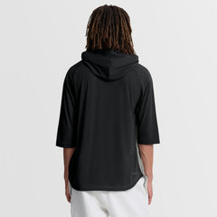 Arizona Diamondbacks Nike Authentic Collection Flux Dri-FIT Raglan 3/4-Sleeve Hooded T-Shirt - Gray T-shirts