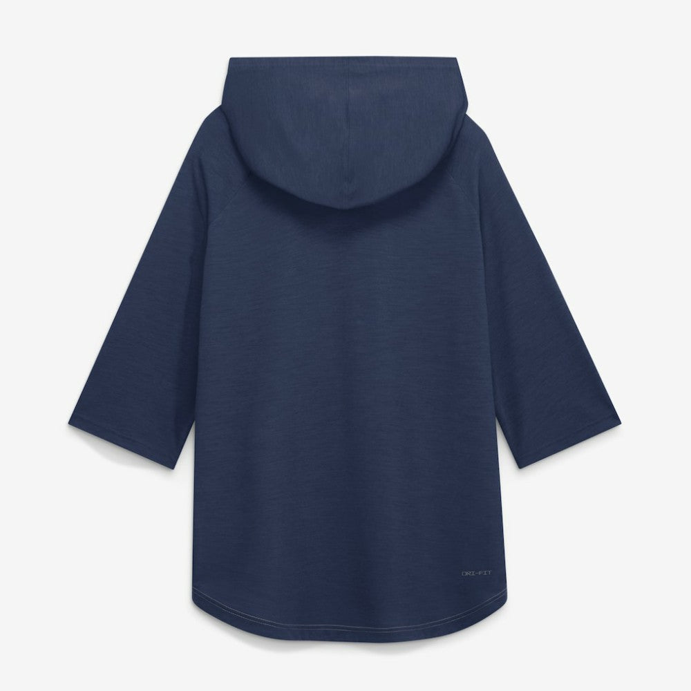 Milwaukee Brewers Nike Authentic Collection Flux Dri-FIT Raglan 3/4-Sleeve Hooded T-Shirt - Gray T-shirts