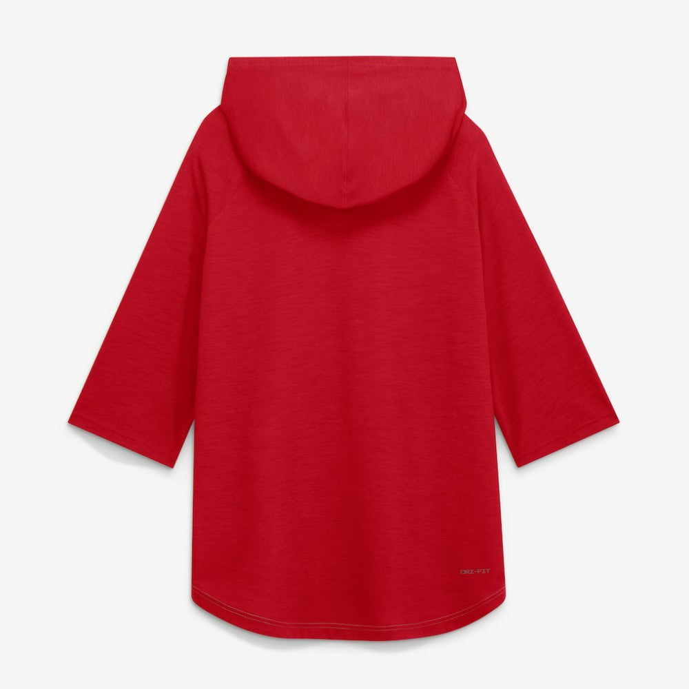 St. Louis Cardinals Nike Authentic Collection Flux Dri-FIT Raglan 3/4-Sleeve Hooded T-Shirt - Gray T-shirts