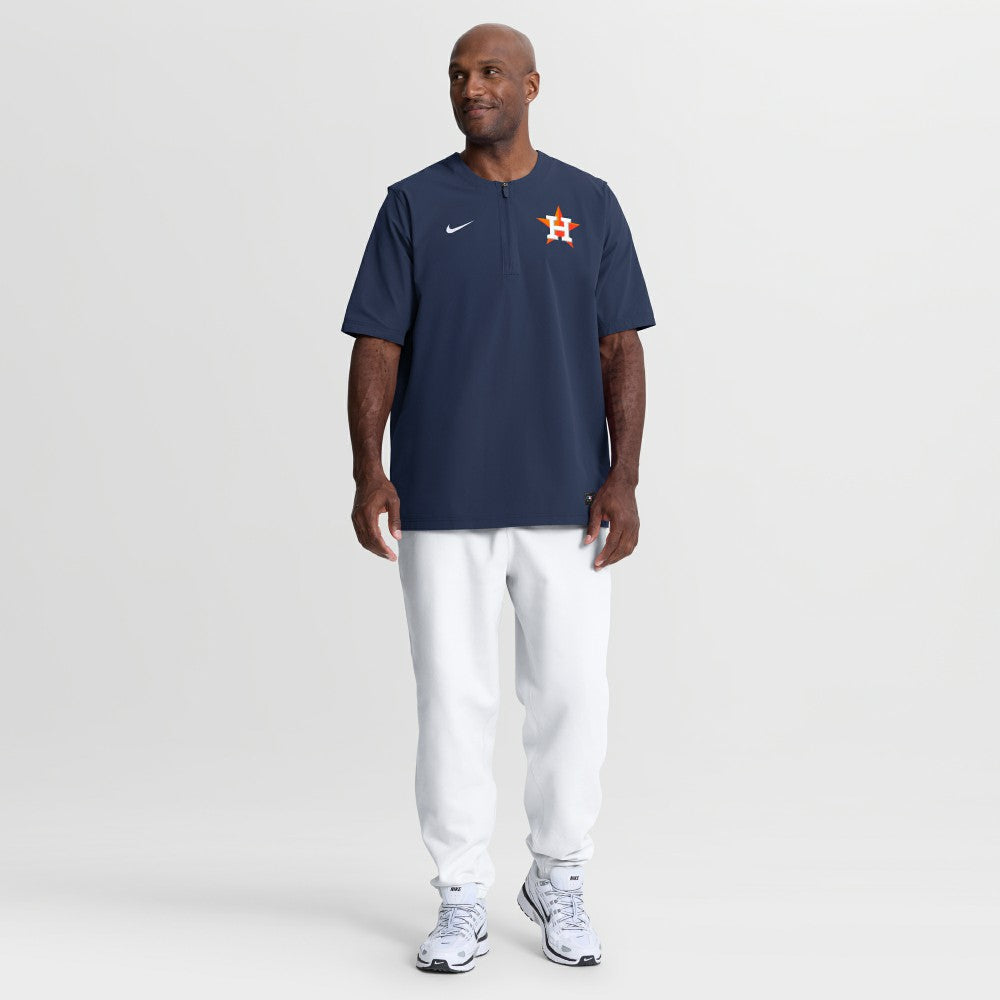 Houston Astros Nike Authentic Collection Dri-FIT Quarter-Zip Windshirt - Navy