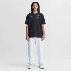 Cleveland Guardians Nike Authentic Collection Dri-FIT Quarter-Zip Windshirt - Navy
