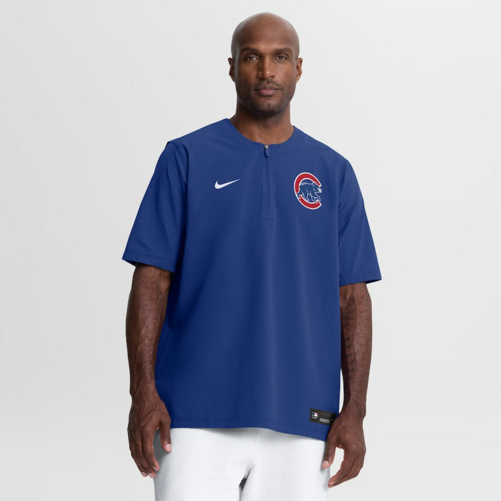 Chicago Cubs Nike Authentic Collection Dri-FIT Quarter-Zip Windshirt - Royal