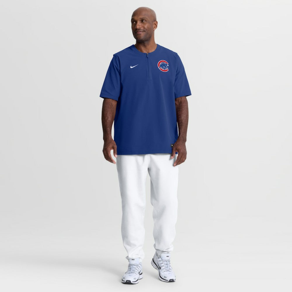 Chicago Cubs Nike Authentic Collection Dri-FIT Quarter-Zip Windshirt - Royal
