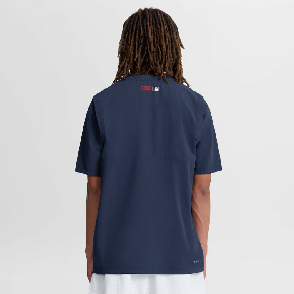 Boston Red Sox Nike Authentic Collection Dri-FIT Quarter-Zip Windshirt - Navy