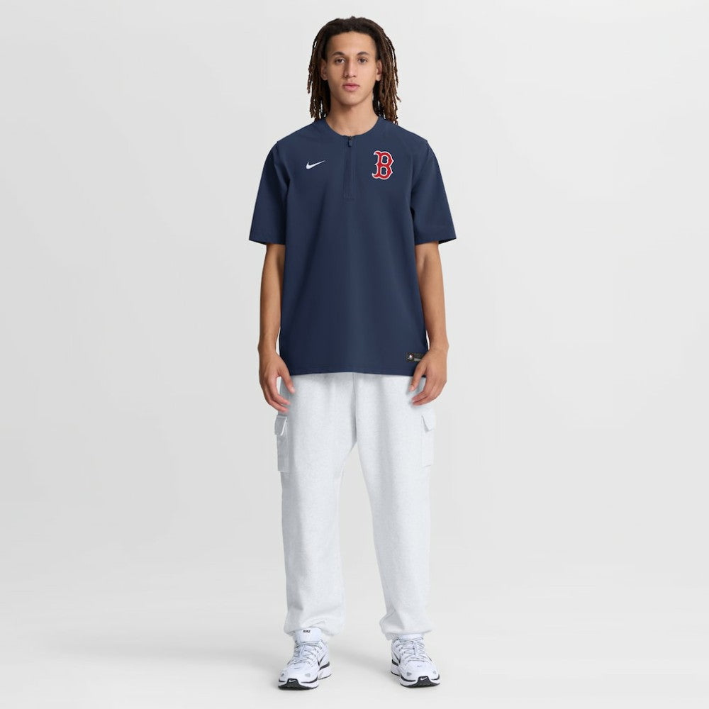 Boston Red Sox Nike Authentic Collection Dri-FIT Quarter-Zip Windshirt - Navy