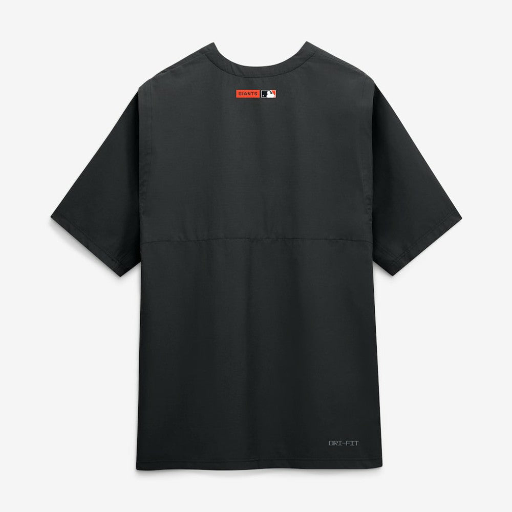 San Francisco Giants Nike Authentic Collection Dri-FIT Quarter-Zip Windshirt - Black