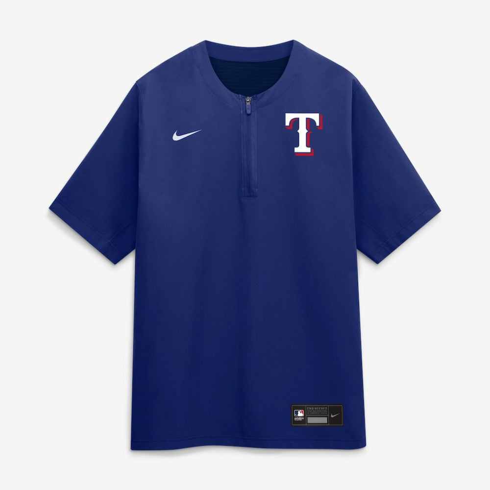 Texas Rangers Nike Authentic Collection Dri-FIT Quarter-Zip Windshirt - Royal