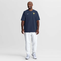 Tampa Bay Rays Nike Authentic Collection Dri-FIT Quarter-Zip Windshirt - Navy