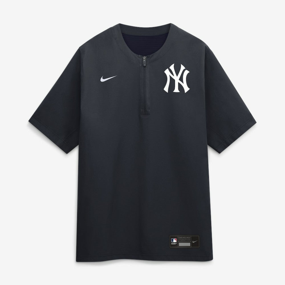 New York Yankees Nike Authentic Collection Dri-FIT Quarter-Zip Windshirt - Navy