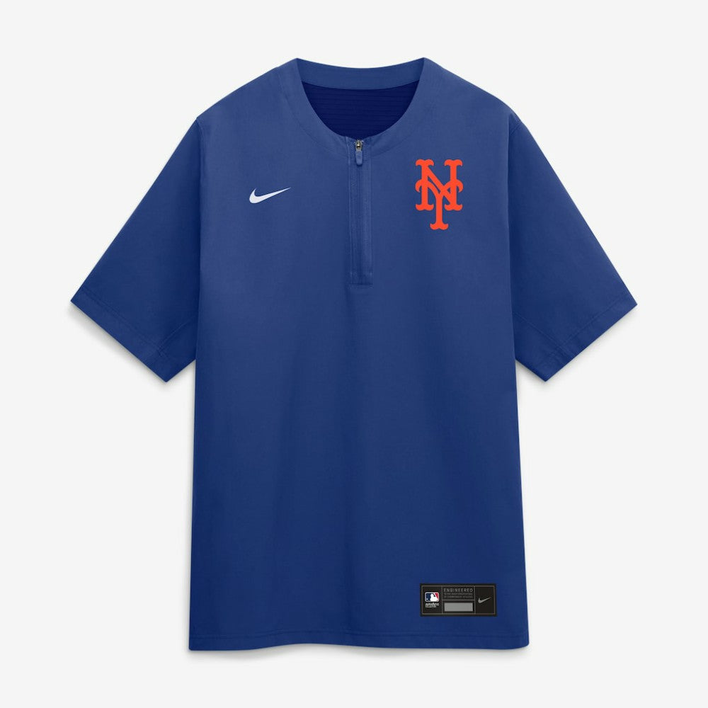 New York Mets Nike Authentic Collection Dri-FIT Quarter-Zip Windshirt - Royal