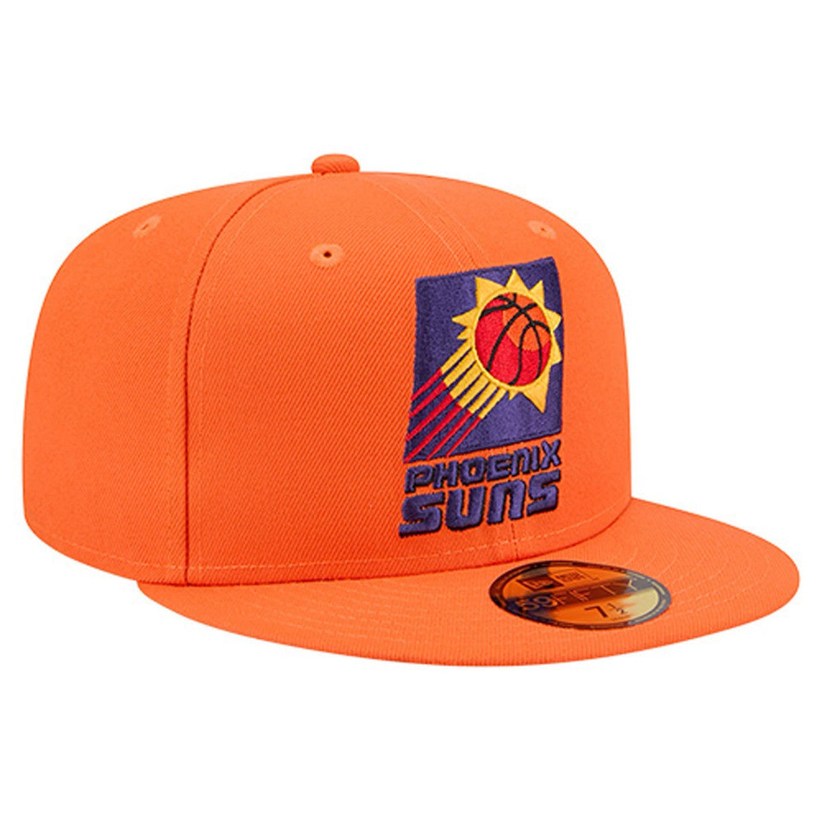 Phoenix Suns Core Logo 59FIFTY Fitted Hat Orange - New Era