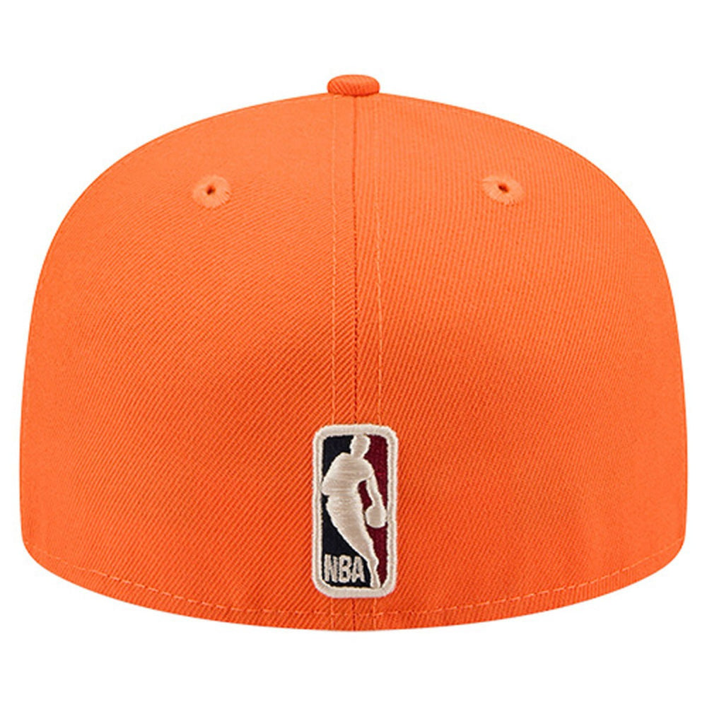 Phoenix Suns Core Logo 59FIFTY Fitted Hat Orange - New Era