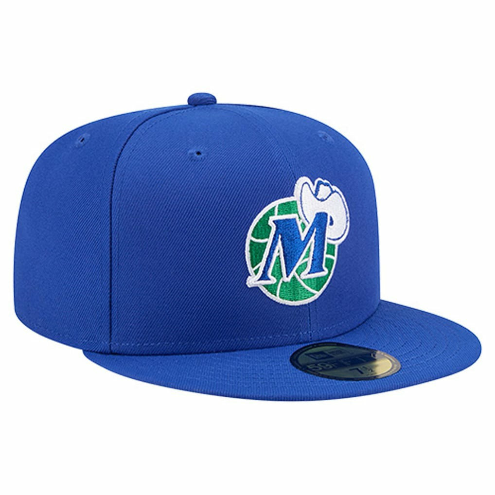 Dallas Mavericks Core Logo 59FIFTY Fitted Hat Blue - New Era
