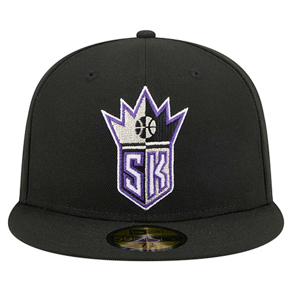 Sacramento Kings Core Logo 59FIFTY Fitted Hat Black - New Era
