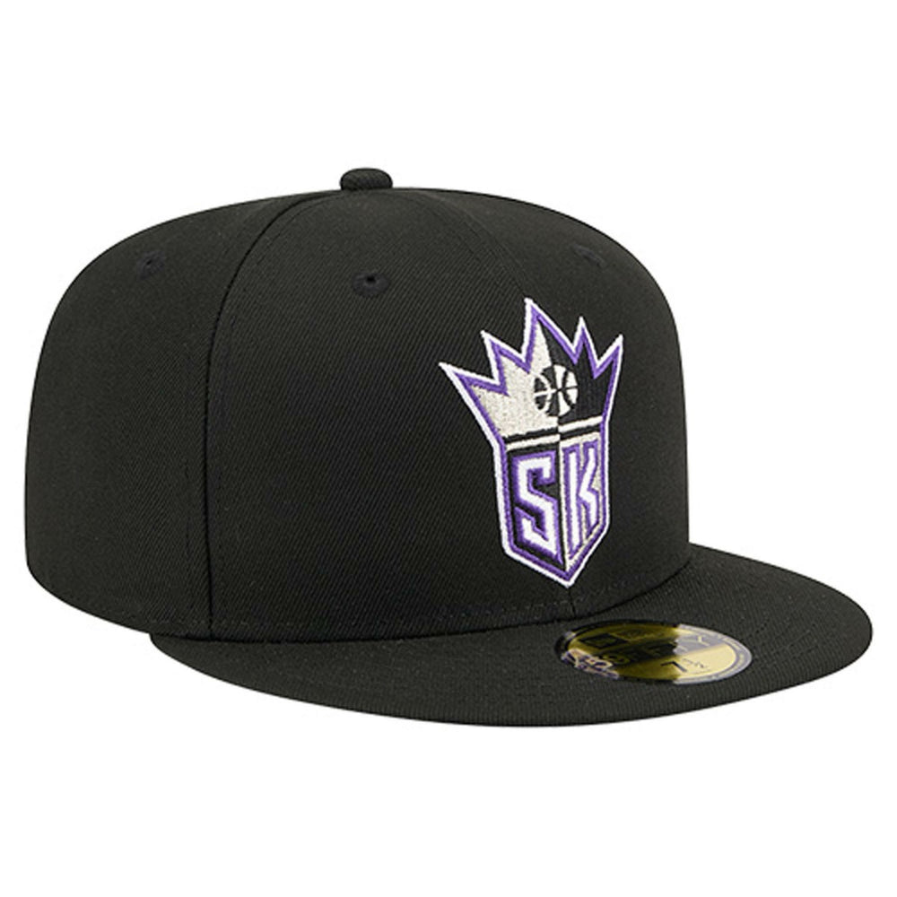Sacramento Kings Core Logo 59FIFTY Fitted Hat Black - New Era