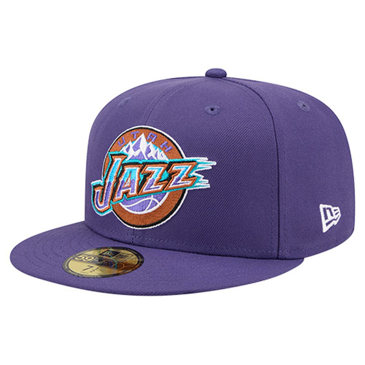 Utah Jazz Core Logo 59FIFTY Fitted Hat Purple - New Era