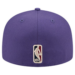 Utah Jazz Core Logo 59FIFTY Fitted Hat Purple - New Era