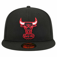 Chicago Bulls Core Logo 59FIFTY Fitted Hat Black - New Era