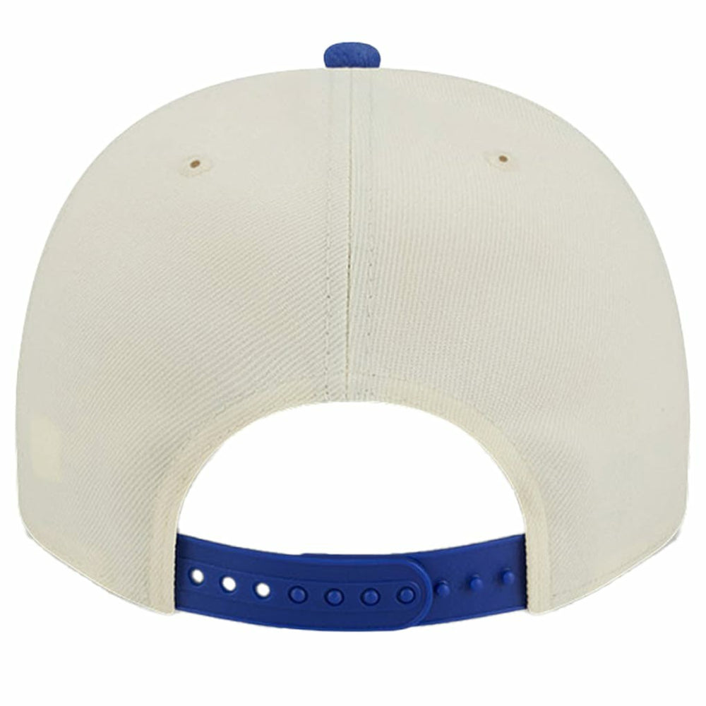 Philadelphia 76ers Illustrated Mascot 2-Toned Pre-Curved A-Frame 9FIFTY Adjustable Hat Cream - New Era