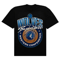 Minnesota Timberwolves Authmade Basketball Mesh Premium T-Shirt Black
