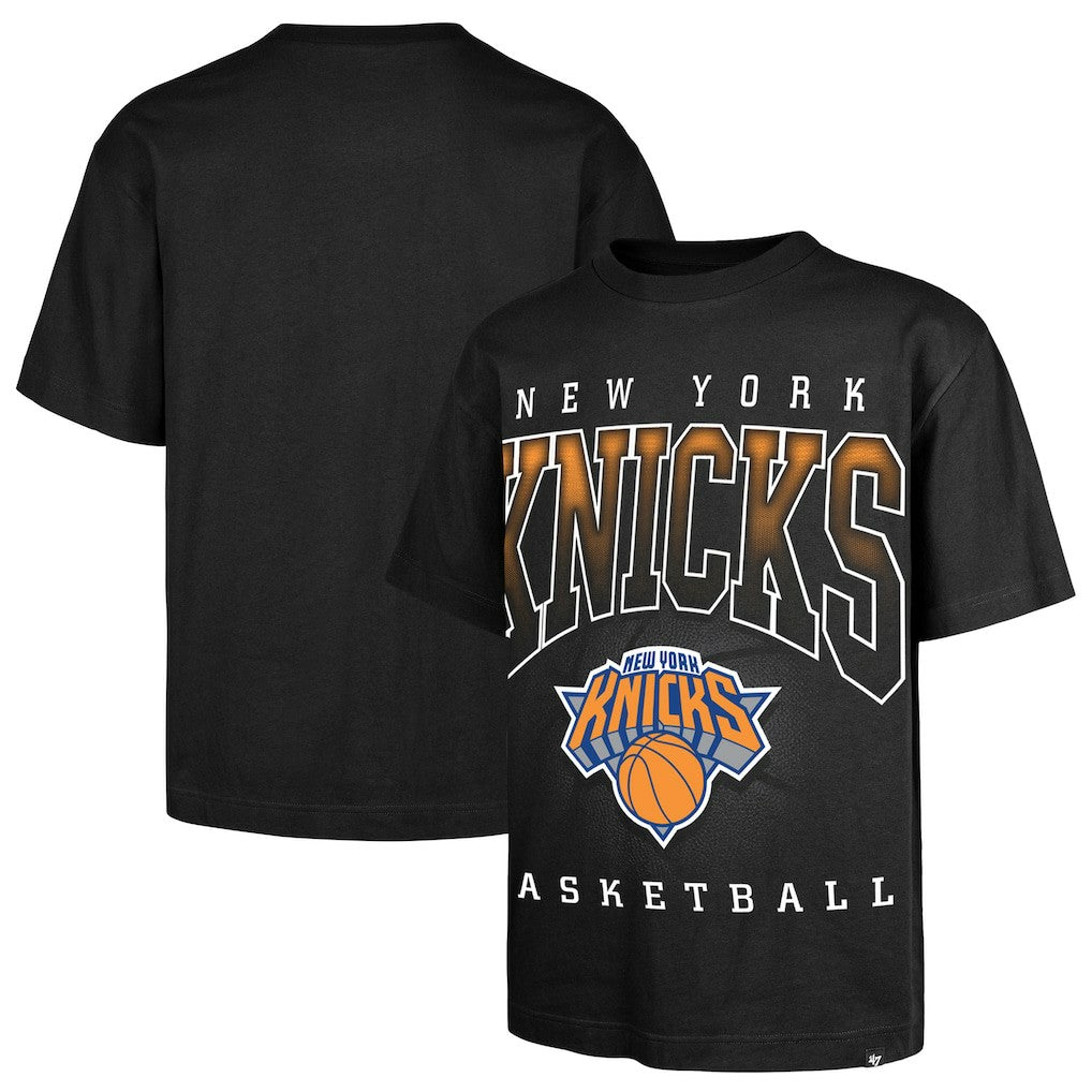 New York Knicks '47 Afterhours Foundation Premium Heavyweight T-Shirt Black - 47 brand