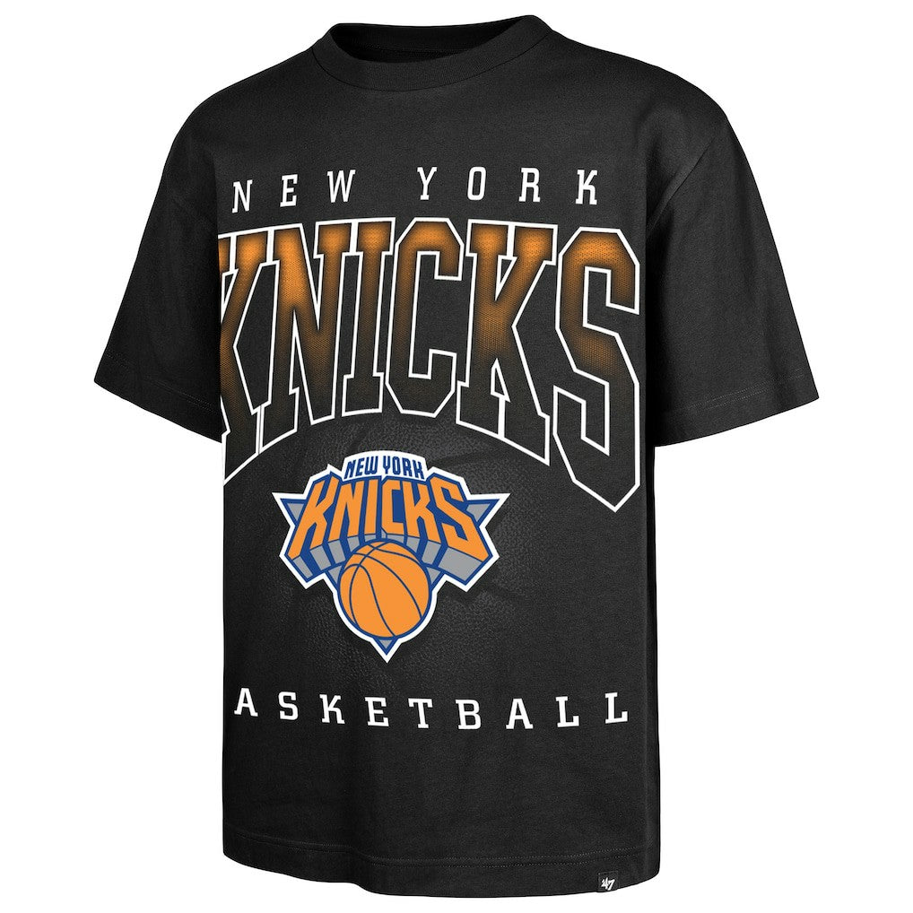 New York Knicks '47 Afterhours Foundation Premium Heavyweight T-Shirt Black - 47 brand