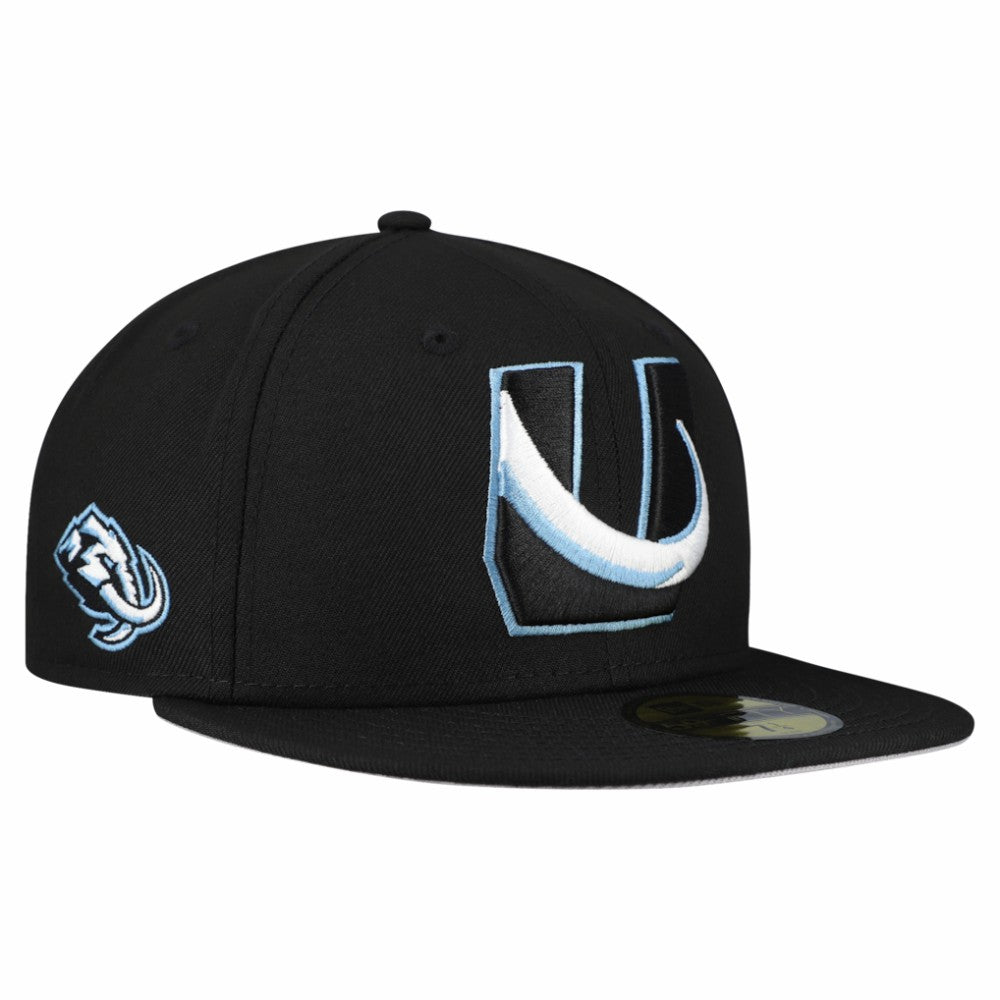Utah Mammoth New Era Team Secondary 59FIFTY Fitted Hat - Black | US 203161261