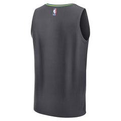 Minnesota Timberwolves Fastbreak Custom Jersey Statement Edition Anthracite - Fanatics