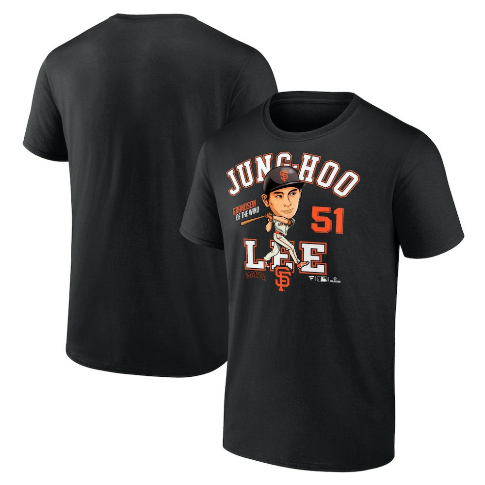 Jung Hoo Lee San Francisco Giants Fanatics Hometown Caricature T-Shirt - Black T-shirts