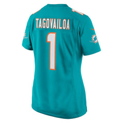 Tua Tagovailoa Miami Dolphins Women's Game Jersey - Aqua Jerseys
