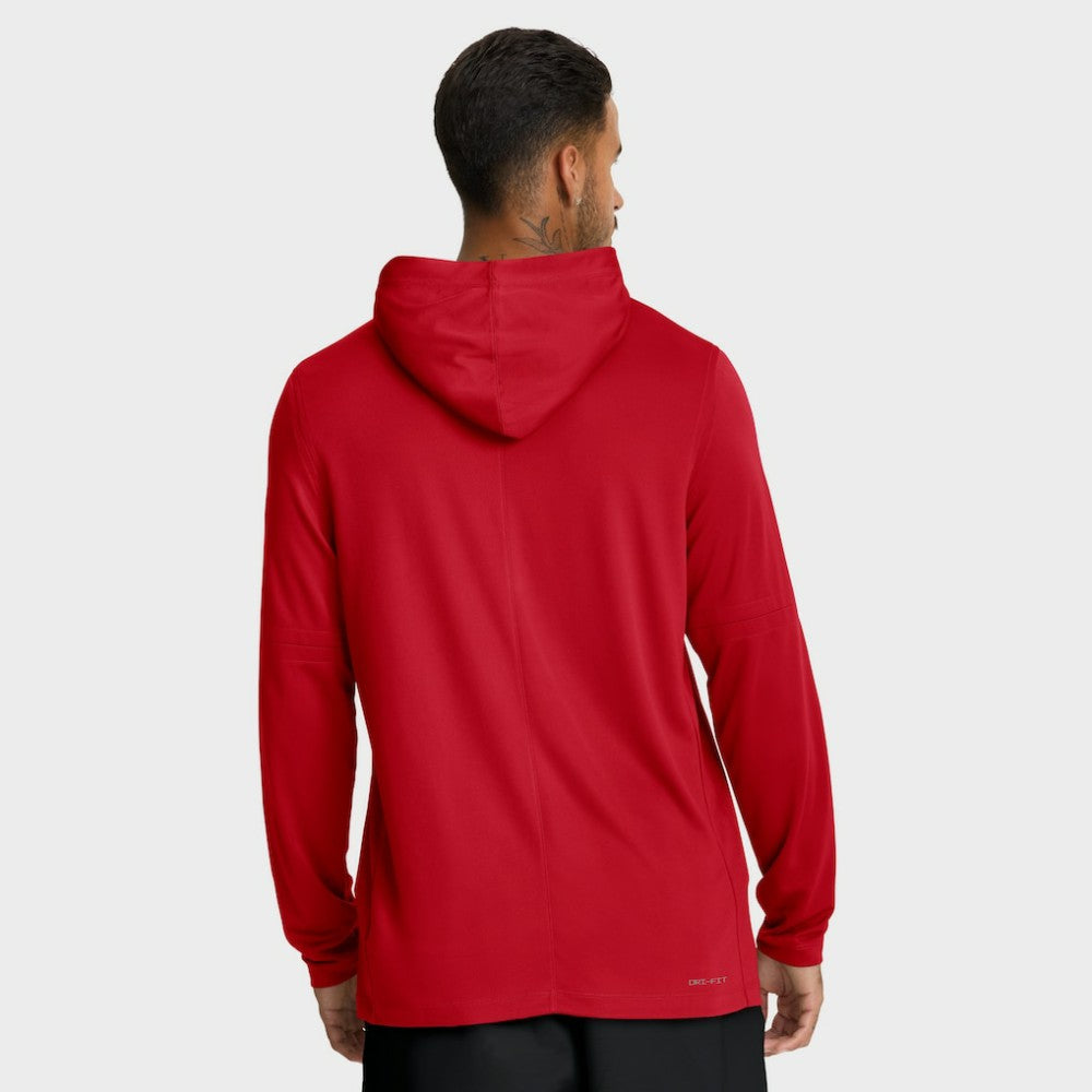 Los Angeles Angels Nike City Connect Dri-FIT Long Sleeve Hooded T-Shirt - Red T-shirts