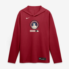 Cleveland Guardians Nike City Connect Dri-FIT Long Sleeve Hooded T-Shirt - Red T-shirts