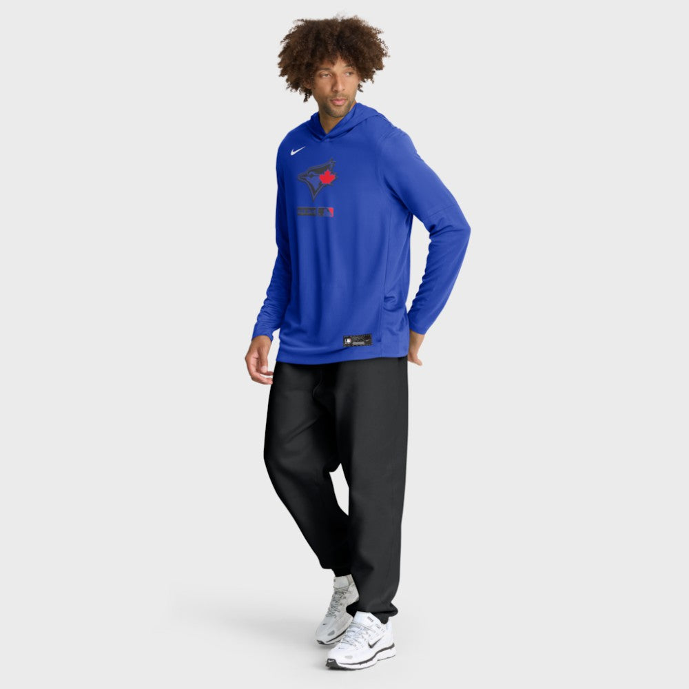 Toronto Blue Jays Nike City Connect Dri-FIT Long Sleeve Hooded T-Shirt - Royal T-shirts
