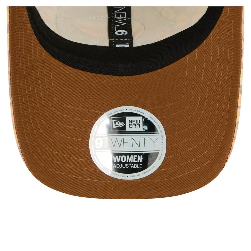 Chicago Bears New Era Women's Floral 9TWENTY Adjustable Hat - Tan Hats