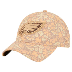 Philadelphia Eagles New Era Women's Floral 9TWENTY Adjustable Hat - Tan Hats